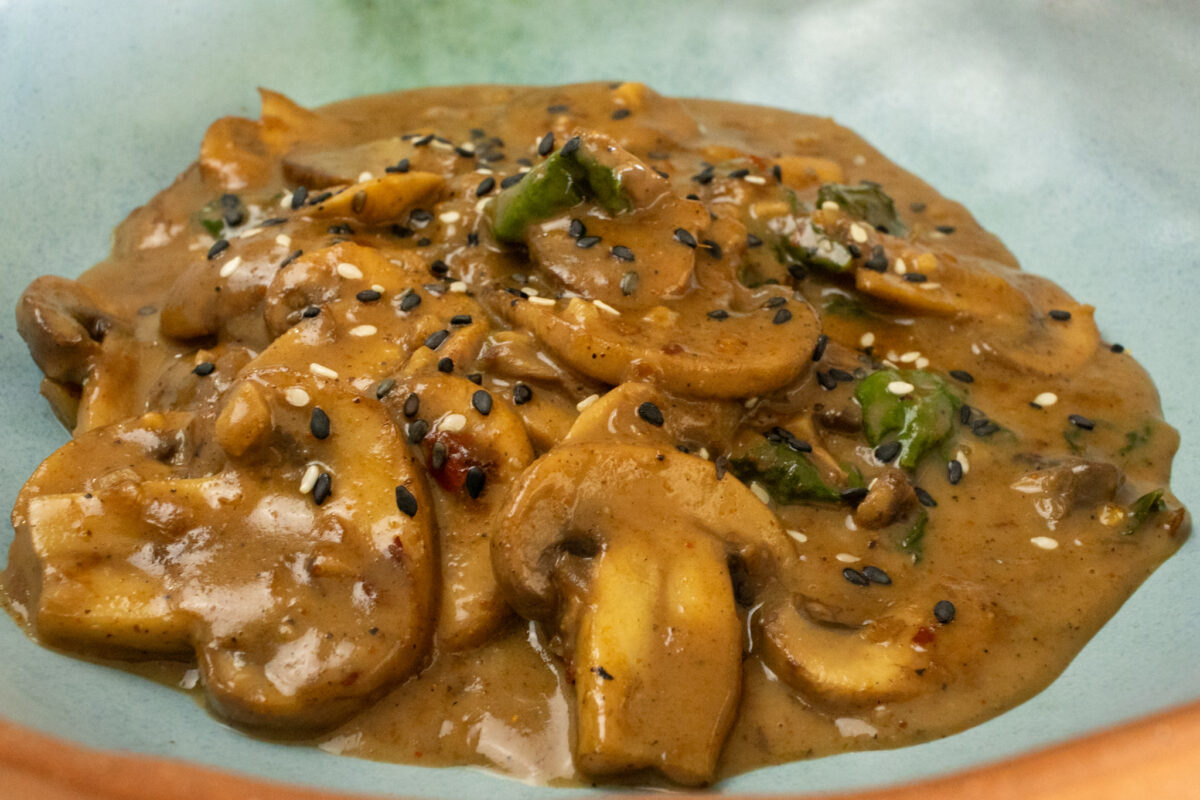 Imagem de capa de Cogumelos com espinafre